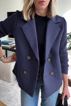 SORELLE • Elegante blazer con mangas de punto