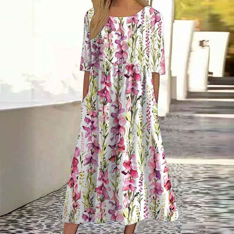 Vestido Casual con Estampado Floral