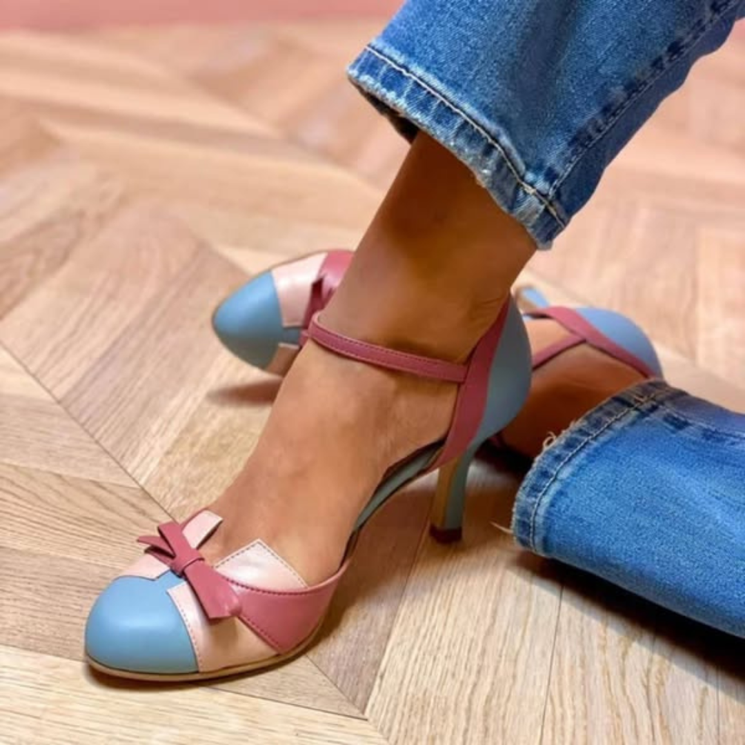 Élise • Zapatos de tacón cómodos de piel