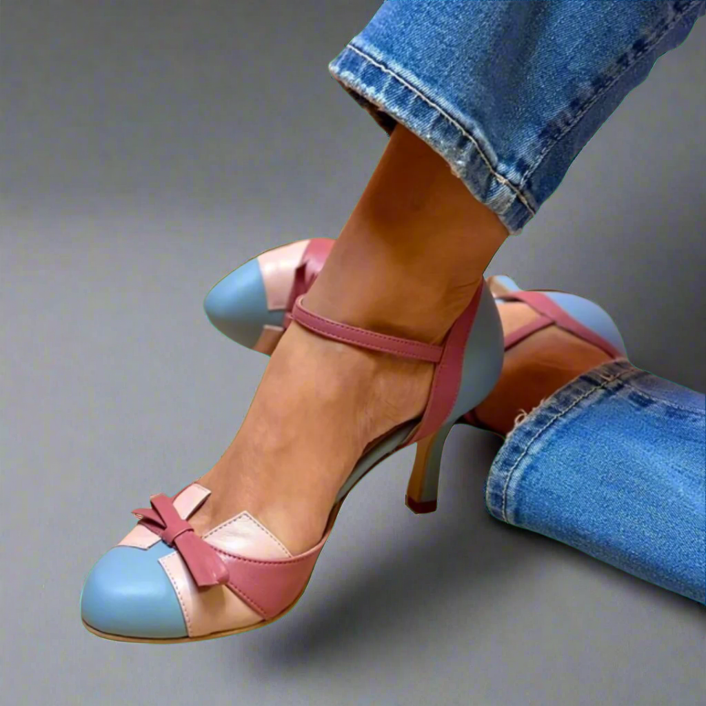 Élise • Zapatos de tacón cómodos de piel