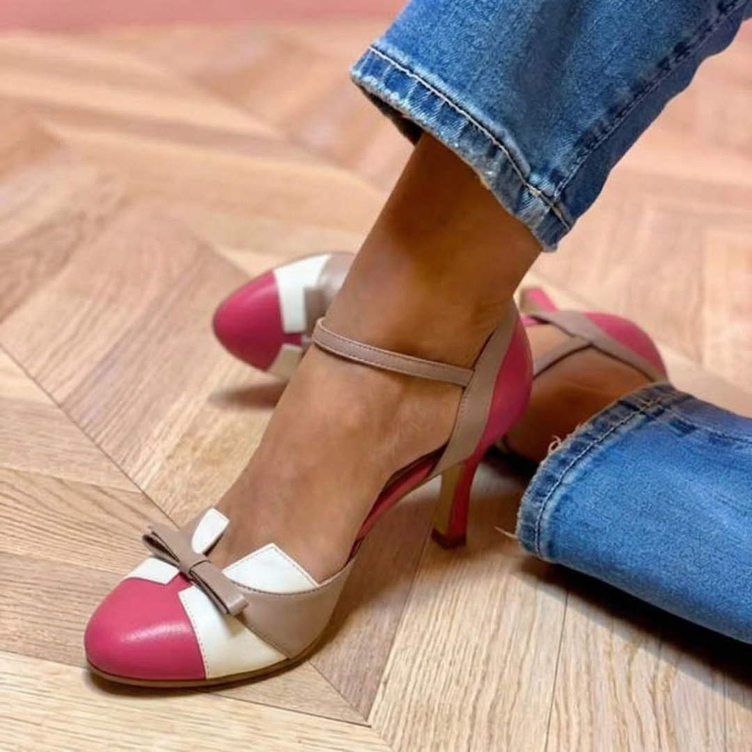 Élise • Zapatos de tacón cómodos de piel