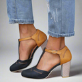 Isela • Zapatos de tacón cómodos para caminar sin preocupaciones