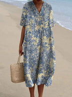 Merel | Vestido Maxi Floral Vintage
