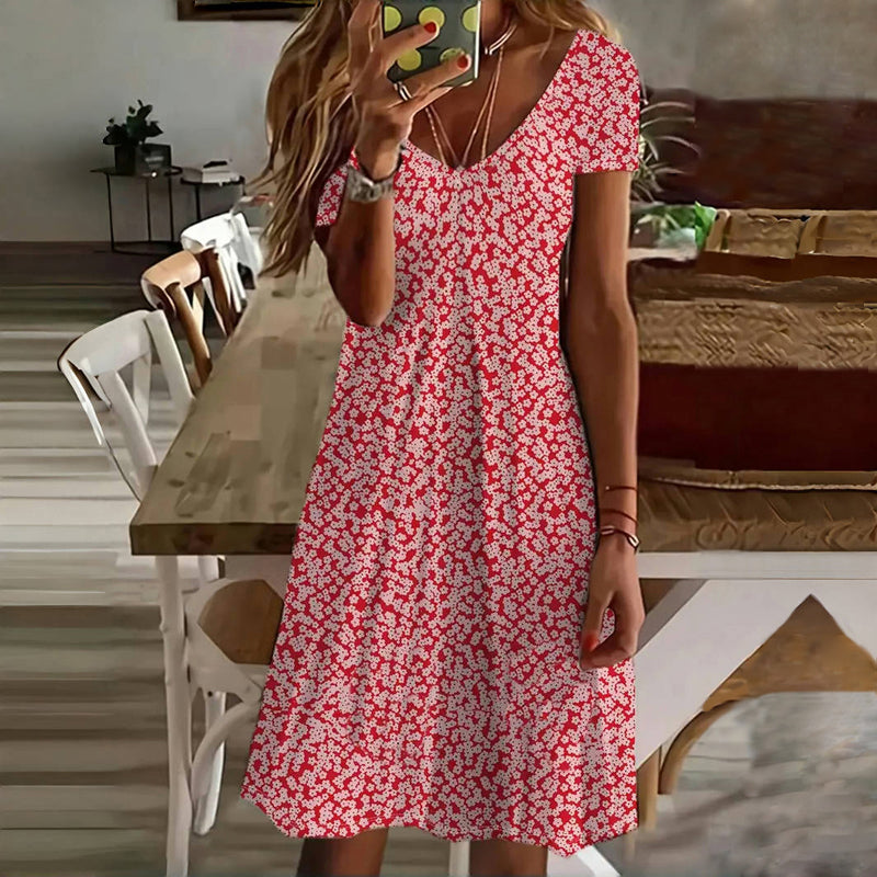Vestido Casual con Estampado Floral