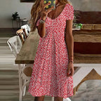 Vestido Casual con Estampado Floral