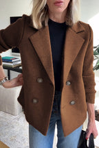 SORELLE • Elegante blazer con mangas de punto
