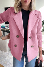 SORELLE • Elegante blazer con mangas de punto