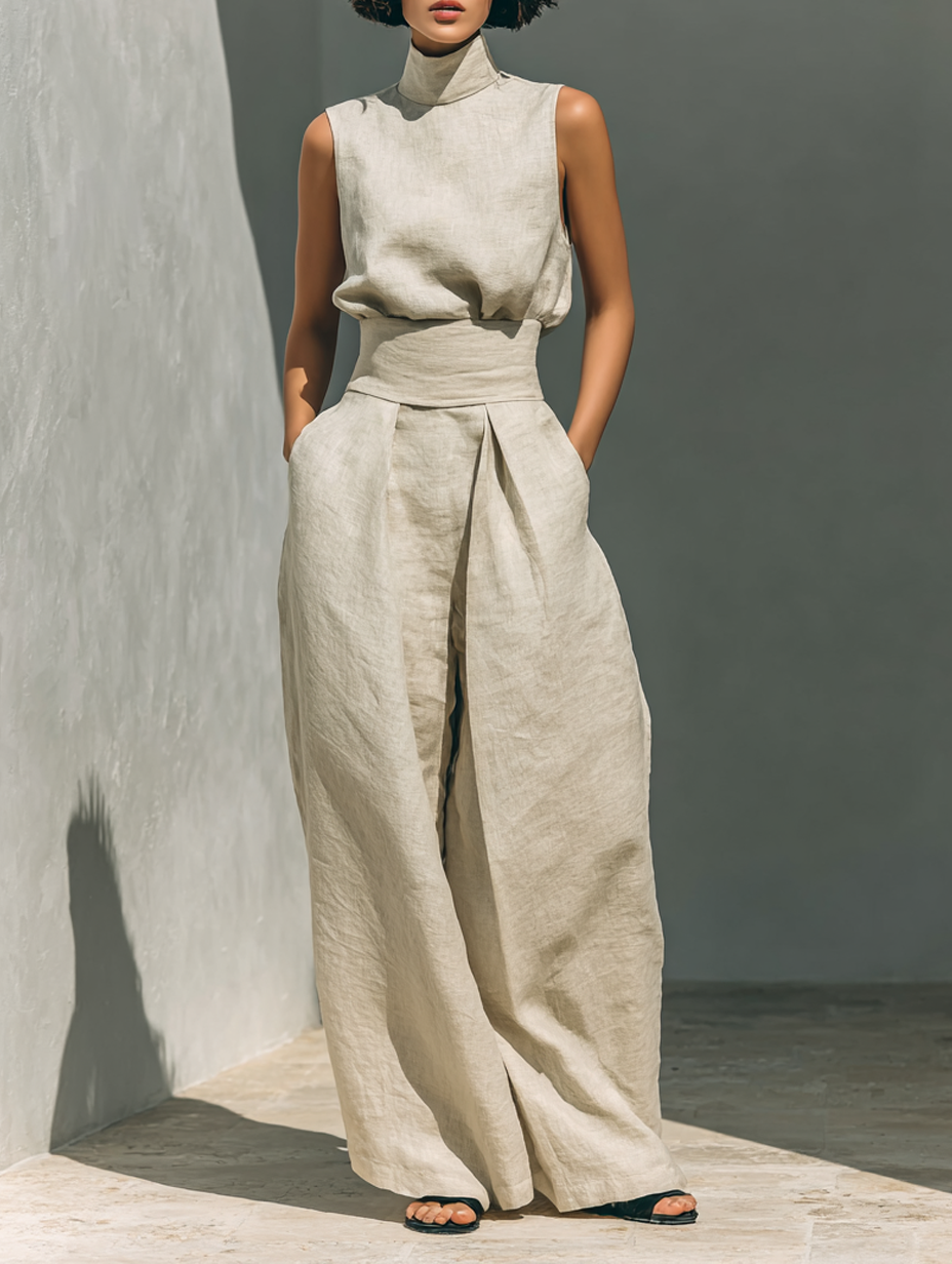 Tokio • Conjunto de algodón y lino.