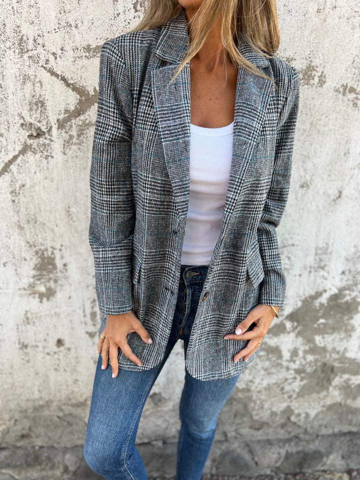 LUCINDA • Blazer clásico a cuadros