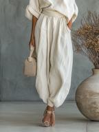 Marta • Conjunto de Lino Off-white