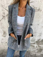 LUCINDA • Blazer classico a quadri