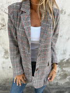 LUCINDA • Blazer classico a quadri