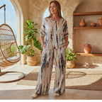 Marie • Conjunto estampado de dos piezas