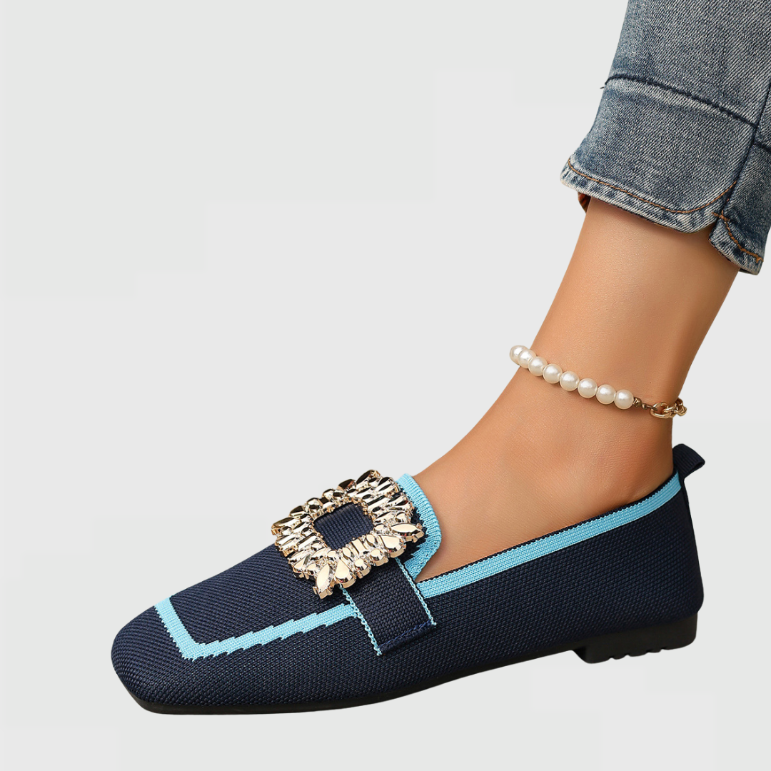 Meliora • Zapato Plano con Hebilla Cuadrada