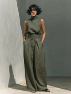 Tokio • Conjunto de algodón y lino.