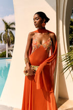 Vestido Marlena Naranja