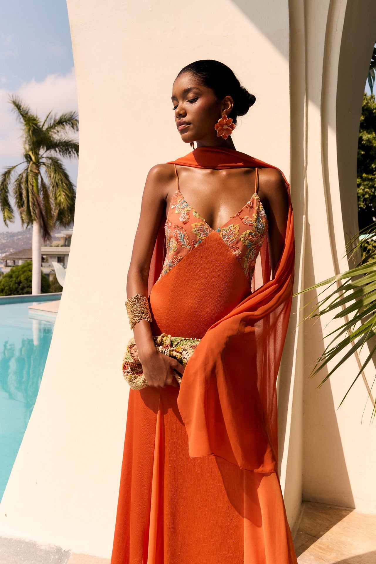 Vestido Marlena Naranja