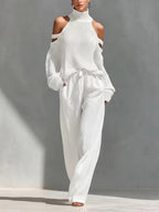 Stel • Set in maglia e lino