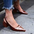 Verónica • Zapatos de tacón ortopédicos con puntera ancha