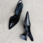Verónica • Zapatos de tacón ortopédicos con puntera ancha