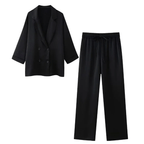 Victoria • Completo satinato di Blazer e Pantaloni
