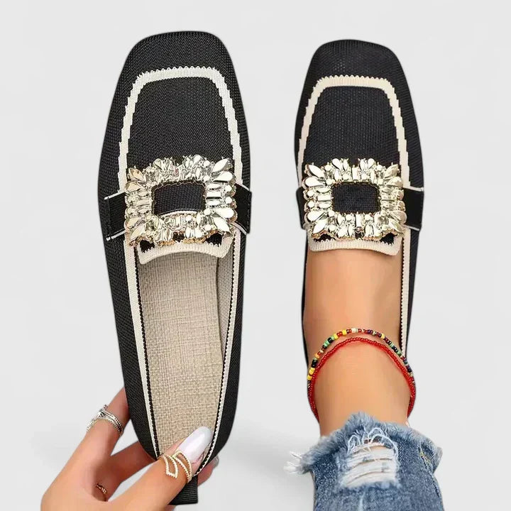 Meliora • Zapato Plano con Hebilla Cuadrada