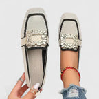 Meliora • Zapato Plano con Hebilla Cuadrada