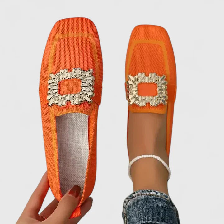 Meliora • Zapato Plano con Hebilla Cuadrada