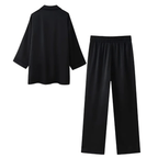 Victoria • Completo satinato di Blazer e Pantaloni