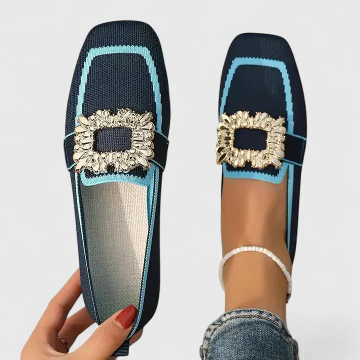 Maylora • Zapato Plano con Hebilla Cuadrada