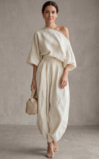 Marta • Conjunto de Lino Off-white