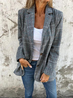 LUCINDA • Blazer classico a quadri