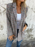 LUCINDA • Blazer classico a quadri