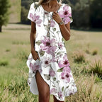 Vestido Casual con Estampado Floral