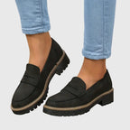 Melania • Mocassino Classico con Suola Spessa