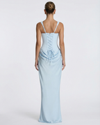 Sofía • Vestido Maxi Entallado con Escote Cuadrado