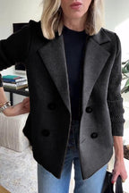 SORELLE • Elegante blazer con mangas de punto