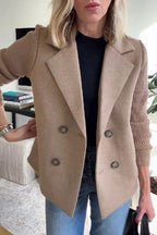 SORELLE • Elegante blazer con mangas de punto
