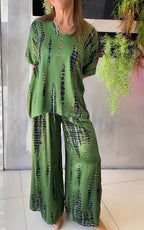 Marie • Conjunto estampado de dos piezas
