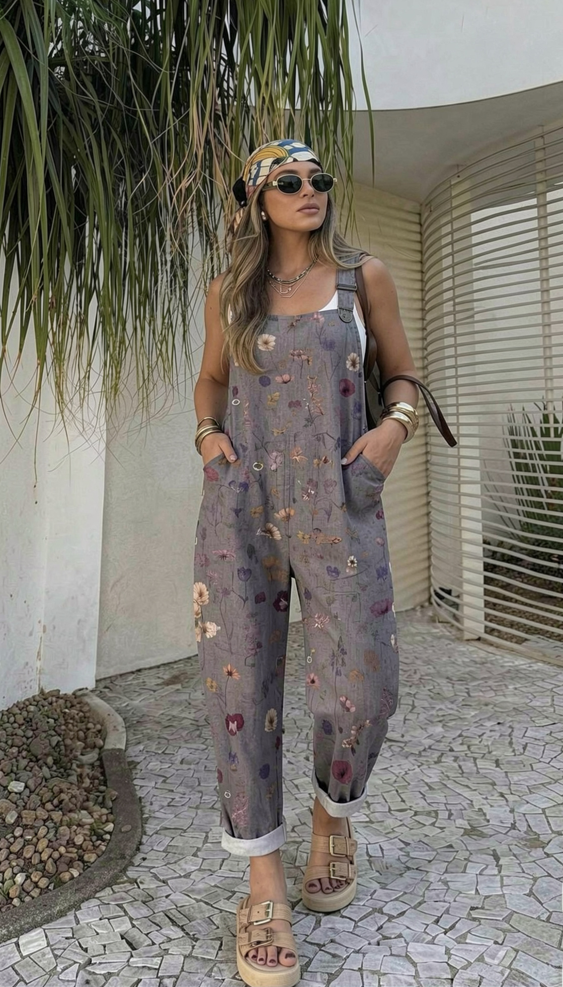 Pilar • Mono con Estampa Floral Vintage