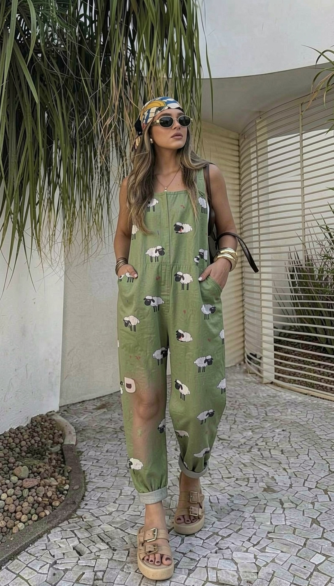 Paloma • Mono con Estampa de Ovejas