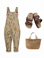 Mono Floral | Sandalias Olindra + Bolso de Regalo