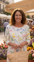 Vestido Casual con Estampado Floral