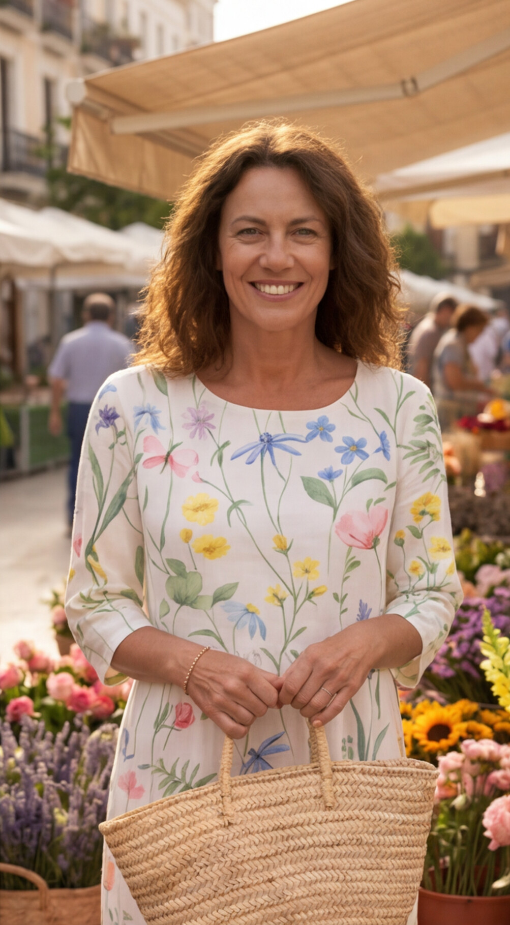 Vestido Casual con Estampado Floral