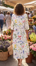 Vestido Casual con Estampado Floral