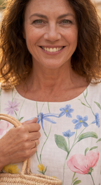 Vestido Casual con Estampado Floral