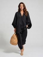 Marina | Completo casual da donna due pezzi con scollo a V