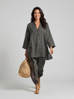 Marina | Completo casual da donna due pezzi con scollo a V