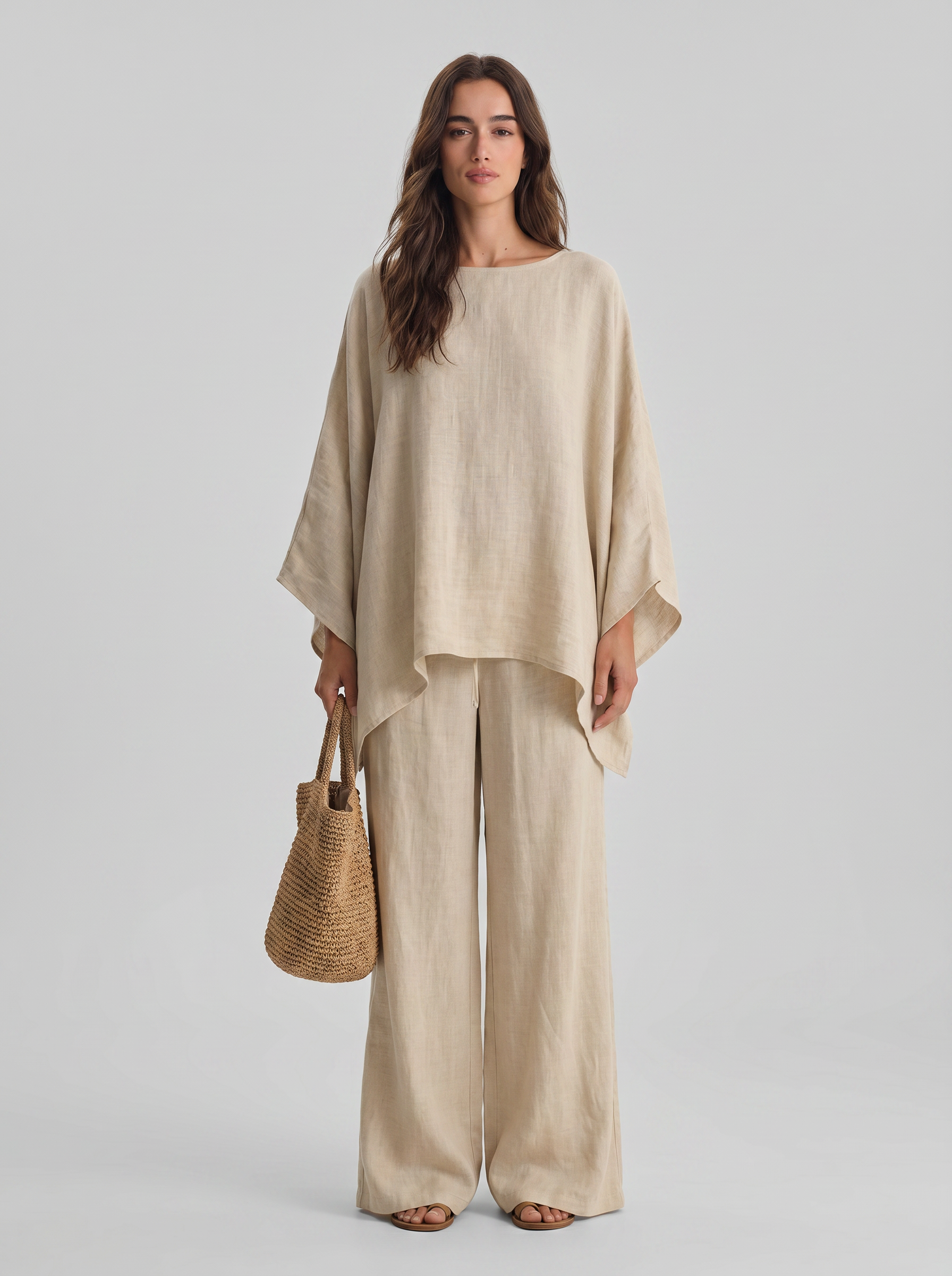 Cristina | Conjunto de Dos Piezas con manga larga y pantalón ancho